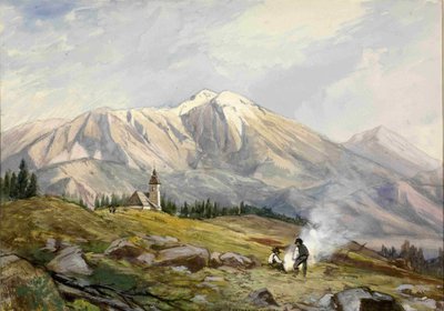 St. Catherine above Zasip near Bled by Ladislav Benesch